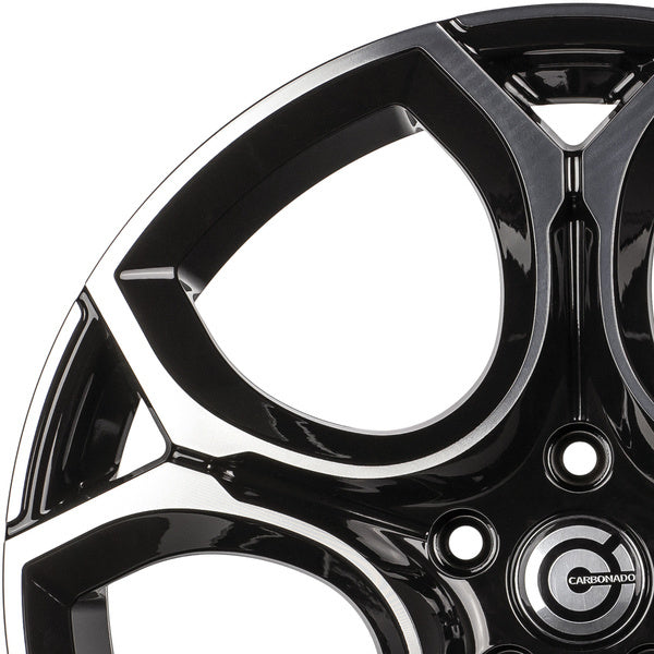 Carbonado Unique 18" Black Polished