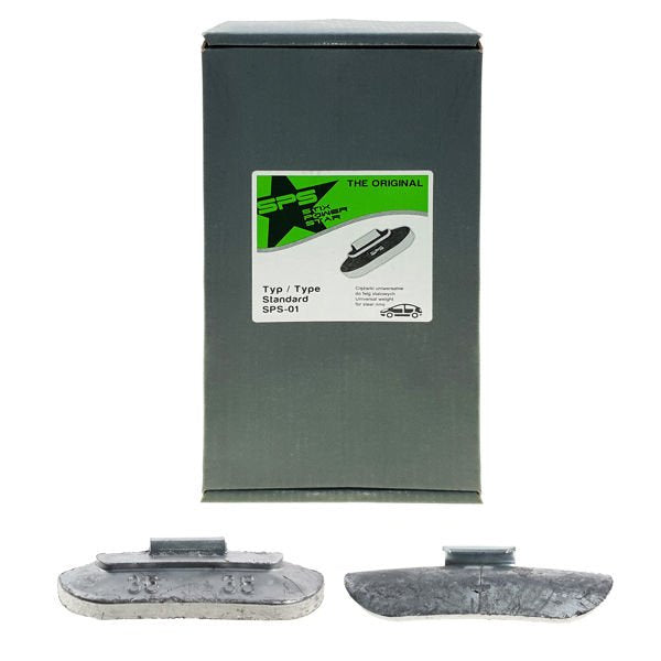 Contrappeso 35g a molla zincato (Per cerchio in acciaio)