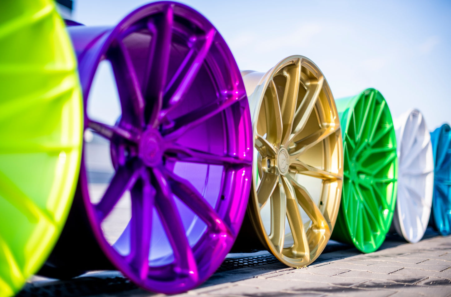 Japan Racing Multicolor Wheels
